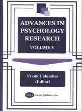 Advances in Psychology Research