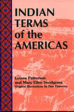 Indian Terms of the Americas