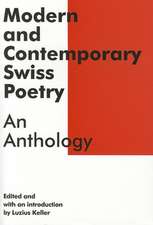 Modern and Contemporary Swiss Poetry – An Anthology