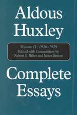 Aldous Huxley Complete Essays