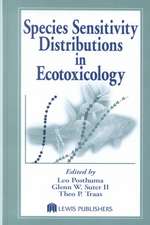 Species Sensitivity Distributions in Ecotoxicology