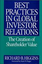 Best Practices in Global Investor Relations