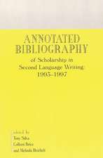 Annotated Bibliography of Scholarship in Second Language Writing: 1993-1997