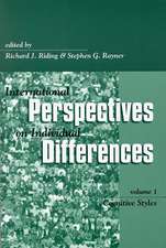 International Perspectives on Individual Differences: Cognitive Styles