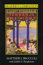 Reader's Companion to F. Scott Fitgerald's Tender Is the Night