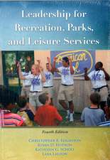 Leadership for Recreation, Parks, & Leisure Services