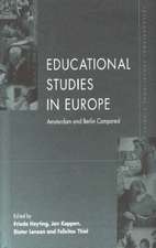 Educational Studies in Europe: Amsterdam and Berlin Compared