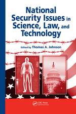 National Security Issues in Science, Law, and Technology