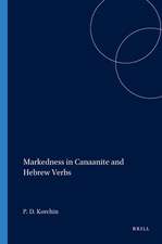 Markedness in Canaanite and Hebrew Verbs