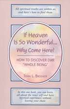 If Heaven Is So Wonderful ... Why Come Here?