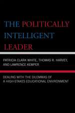 The Politically Intelligent Leader