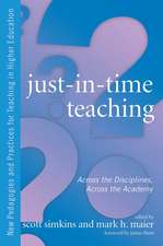 Just in Time Teaching: Across the Disciplines, and Across the Academy