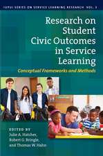 Research on Student Civic Outcomes in Service Learning: Conceptual Frameworks and Methods