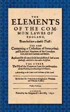 The Elements of the Common Laws of England (1630)