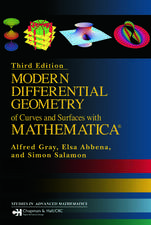 Modern Differential Geometry of Curves and Surfaces with Mathematica