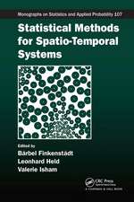 Statistical Methods for Spatio-Temporal Systems