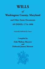 Wills of Washington County, 1776-1890