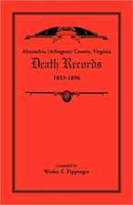 Alexandria (Arlington) County, Virginia Death Records, 1853-1896