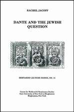 Dante and the Jewish Question