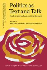 Politics As Talk and Text