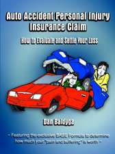 Auto Accident Personal Injury Insurance Claim