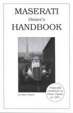 Maserati Owner's Handbook