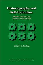 Historiography and Self-Definition