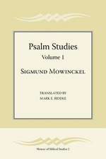 Psalm Studies, Volume 1