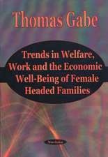 Gabe, T: Trends in Welfare, Work & the Economic Well-Being o