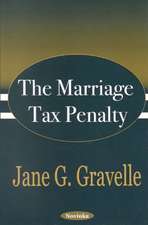 Marriage Tax Penalty