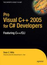 Pro Visual C++ 2005 for C# Developers: Featuring C++/CLI