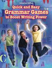 Quick and Easy Grammar Games to Boost Writing Power