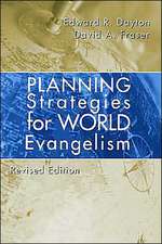 Planning Strategies for World Evangelization