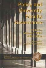 Policy and University Faculty Governance (Hc)