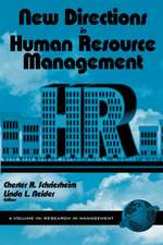 New Directions in Human Resource Management (PB)