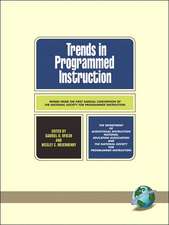 Trends in Programmed Instruction (PB)