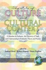 The Role of Culture and Cultural Context in Evaluation