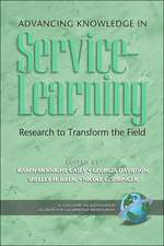 Advancing Knowledge in Service-Learning