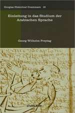 Freytag, G: Einleitung in das Studium der Arabischen Sprache