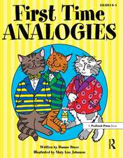 First Time Analogies: Grades K-2