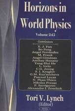 Horizons in World Physics