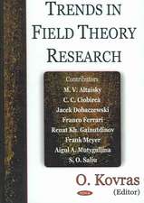 Trends in Field Theory Research