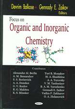 Focus on Organic and Inorganic Chemistry