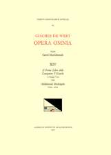 CMM 24 GIACHES DE WERT (1535-1596), Opera Omnia, edited by Carol MacClintock (secular music) and Melvin Bernstein (sacred music). Vol. XIV [Canzonette, Madrigals] (Il Primo libro delle canzonette villanelle a cinque voci, 1589; Additional madrigals 1564-1