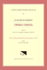 CMM 52 CLAUDIN DE SERMISY (ca. 1490-1562), Opera Omnia, edited by Gaston Allaire and Isabelle Cazeaux. Vol. VII 28 Motets Published by Attaingnant in 1542