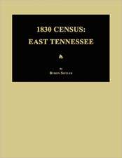 1830 Census: East Tennessee