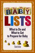 Baby Lists: What to Do and What to Get to Prepare for Baby