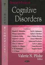 Research Focus on Cognitive Disorders