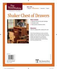 Fine Woodworking's Shaker Chest of Drawers Plan