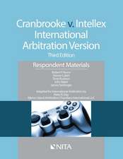 Cranbrooke V. Intellex, International Arbitration Version: Respondent Materials